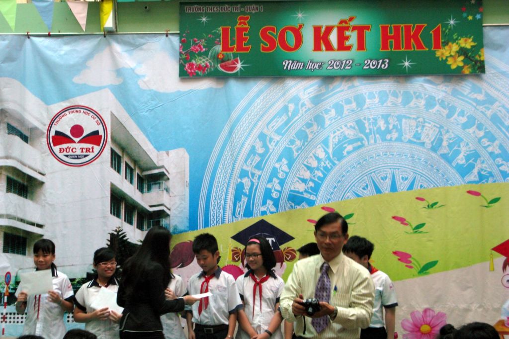 Lễ trao học bổng tại trường